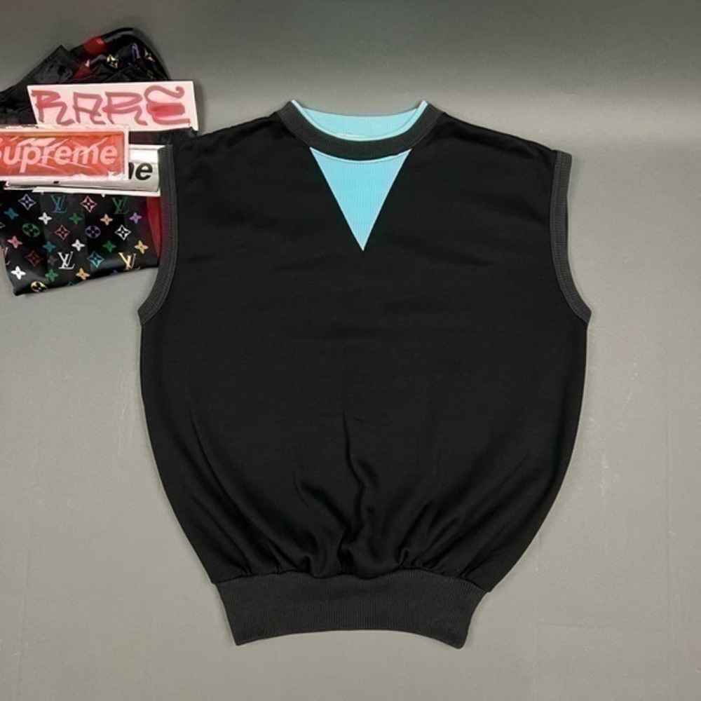 Vintage 80s GAP SPORT Color Blocked Sweatshirt Vest